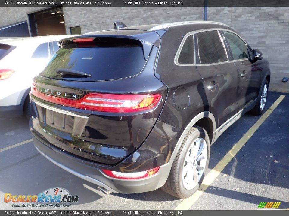 2019 Lincoln MKC Select AWD Infinite Black Metallic / Ebony Photo #4