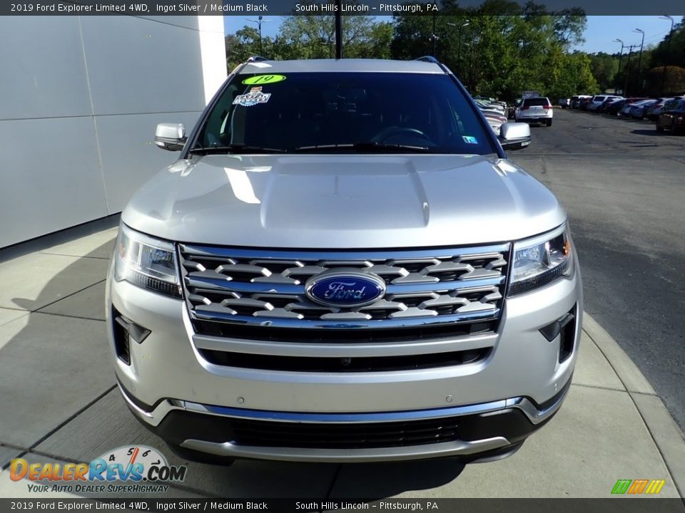 2019 Ford Explorer Limited 4WD Ingot Silver / Medium Black Photo #9