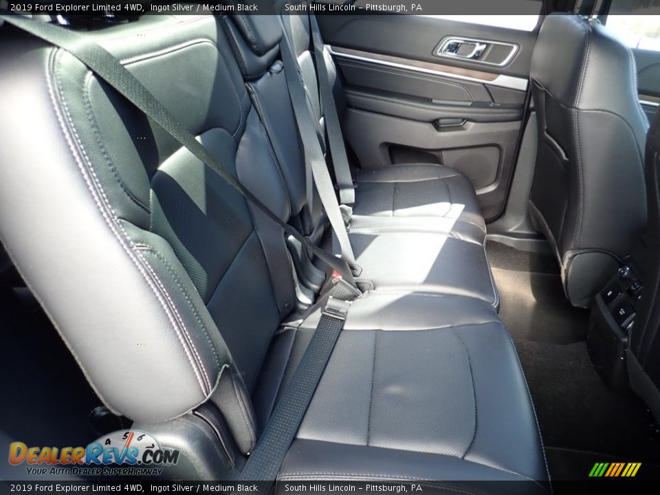 2019 Ford Explorer Limited 4WD Ingot Silver / Medium Black Photo #14