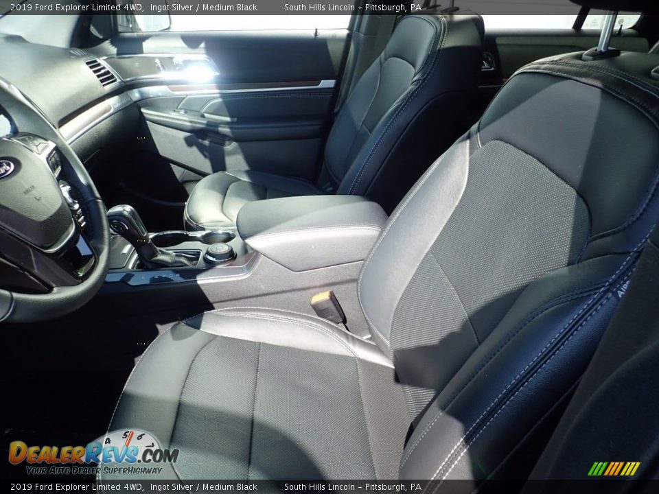 2019 Ford Explorer Limited 4WD Ingot Silver / Medium Black Photo #16
