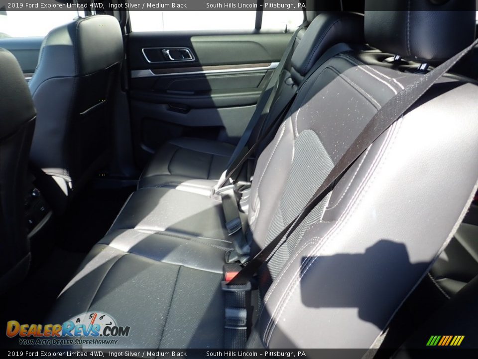 2019 Ford Explorer Limited 4WD Ingot Silver / Medium Black Photo #17