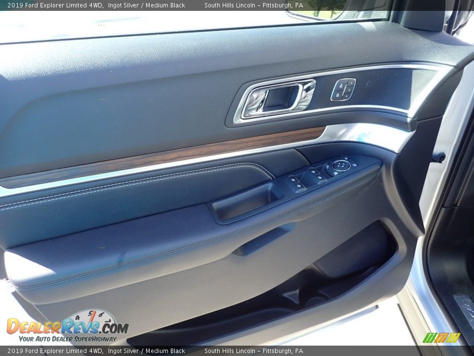 2019 Ford Explorer Limited 4WD Ingot Silver / Medium Black Photo #19