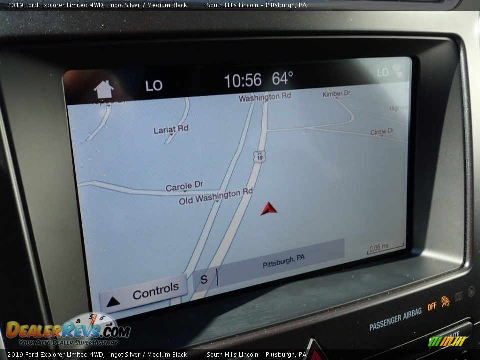 2019 Ford Explorer Limited 4WD Ingot Silver / Medium Black Photo #21