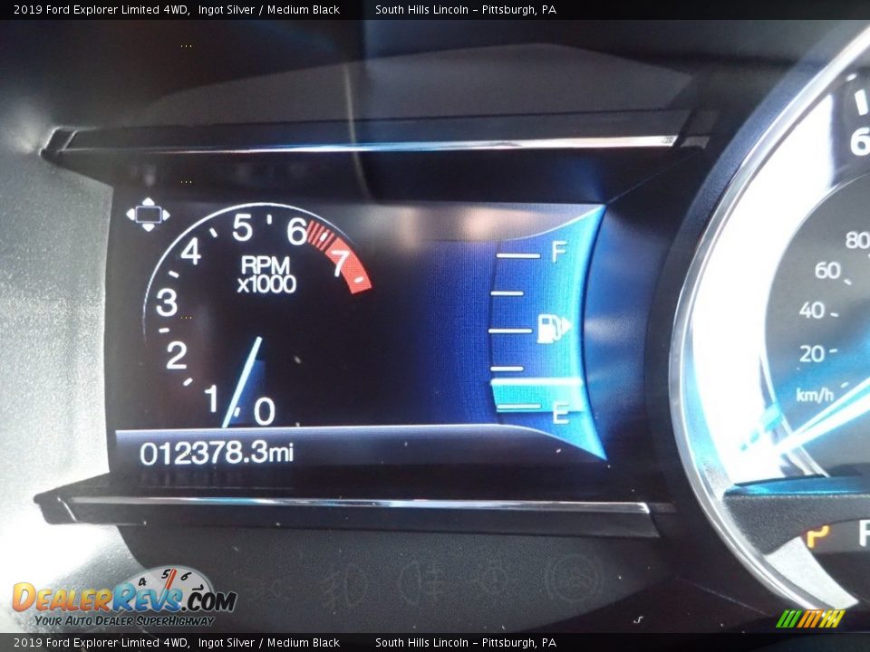 2019 Ford Explorer Limited 4WD Ingot Silver / Medium Black Photo #24