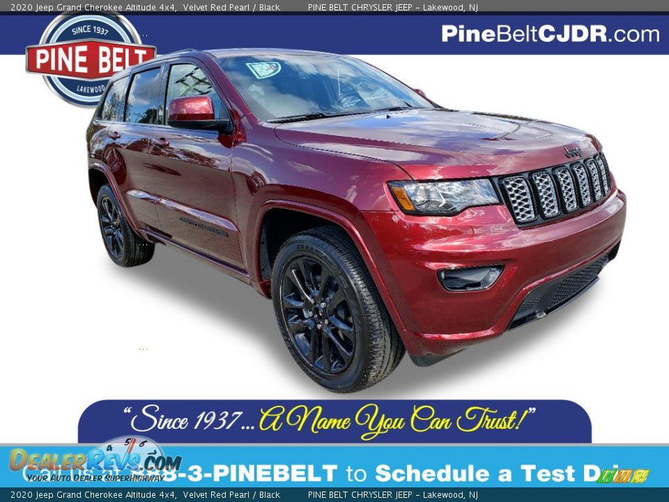 2020 Jeep Grand Cherokee Altitude 4x4 Velvet Red Pearl / Black Photo #1