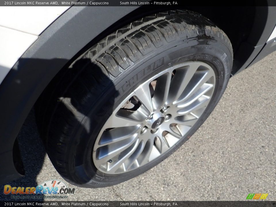 2017 Lincoln MKC Reserve AWD White Platinum / Cappuccino Photo #5