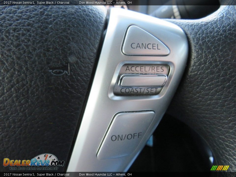 2017 Nissan Sentra S Super Black / Charcoal Photo #31