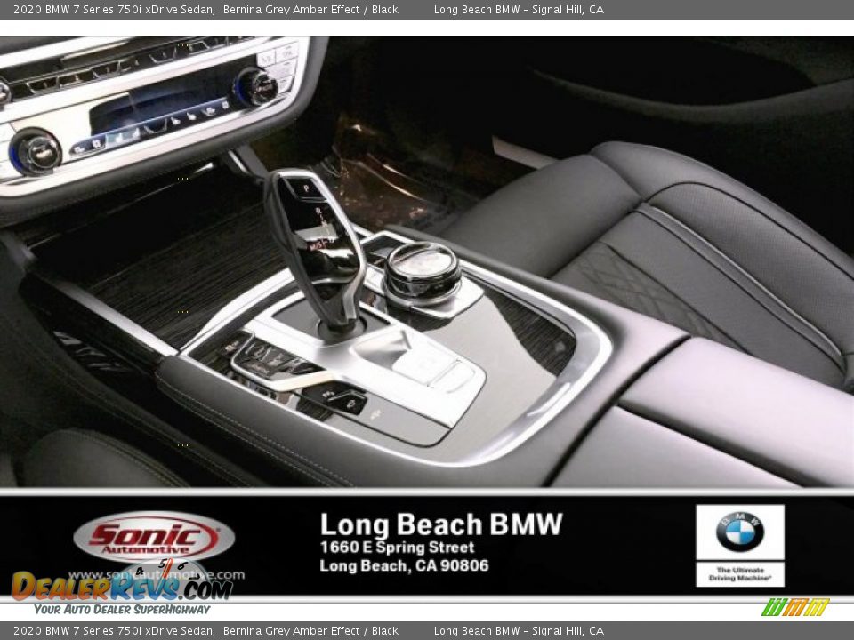 2020 BMW 7 Series 750i xDrive Sedan Bernina Grey Amber Effect / Black Photo #6