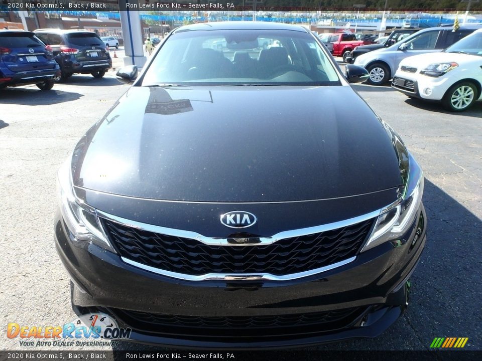 2020 Kia Optima S Black / Black Photo #9