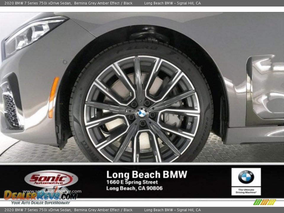 2020 BMW 7 Series 750i xDrive Sedan Bernina Grey Amber Effect / Black Photo #9