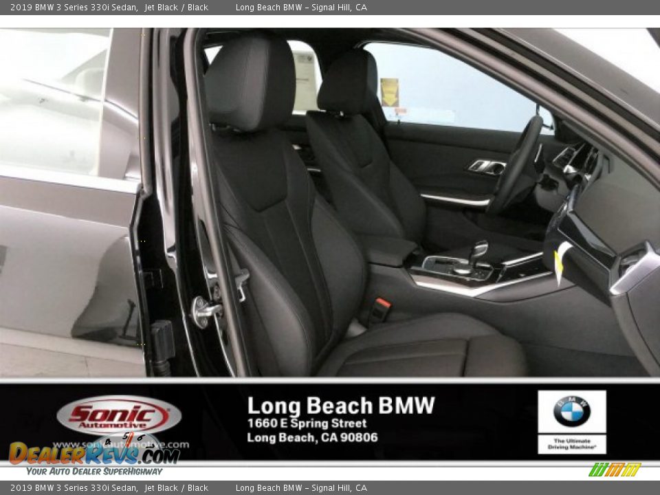 2019 BMW 3 Series 330i Sedan Jet Black / Black Photo #7