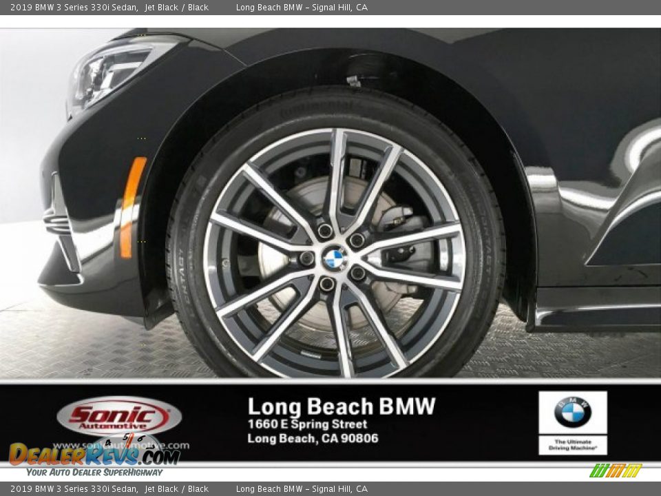2019 BMW 3 Series 330i Sedan Jet Black / Black Photo #9