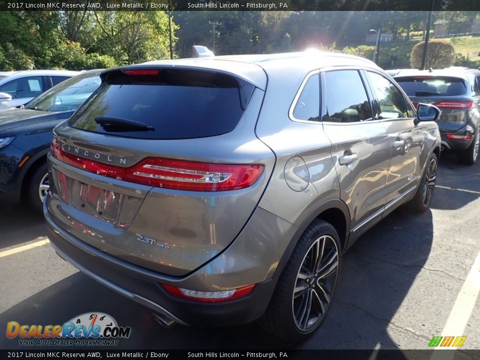 2017 Lincoln MKC Reserve AWD Luxe Metallic / Ebony Photo #4