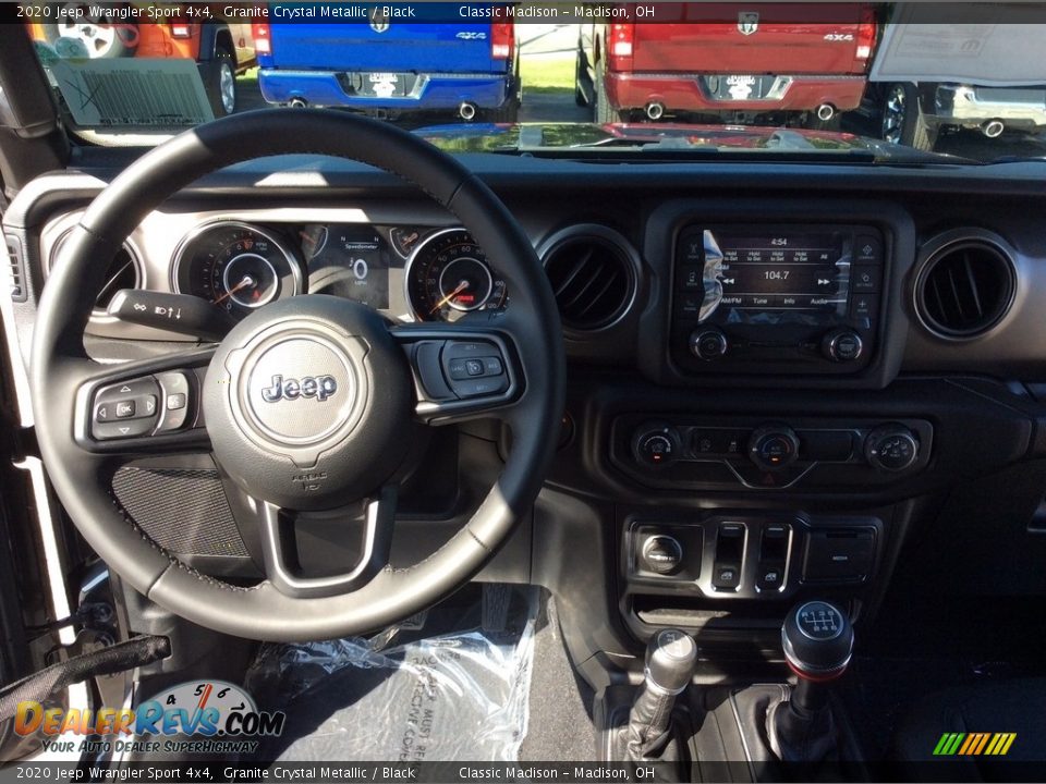 2020 Jeep Wrangler Sport 4x4 Granite Crystal Metallic / Black Photo #3