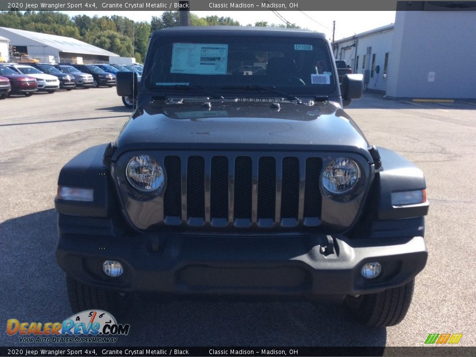 2020 Jeep Wrangler Sport 4x4 Granite Crystal Metallic / Black Photo #4