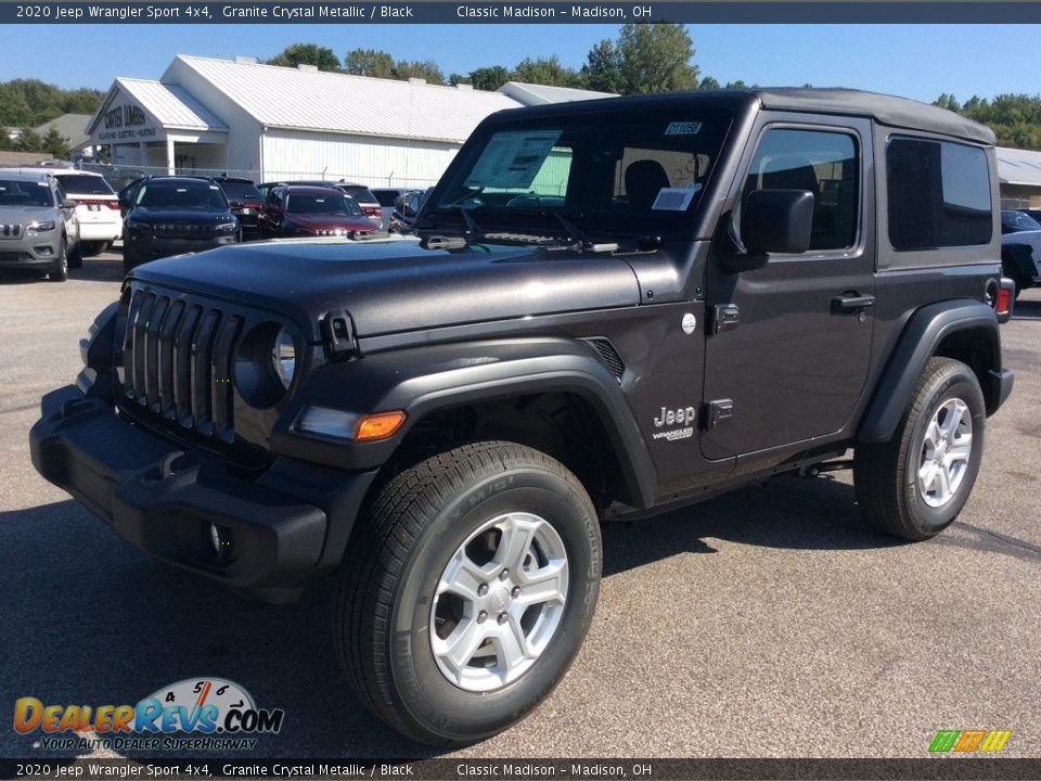 2020 Jeep Wrangler Sport 4x4 Granite Crystal Metallic / Black Photo #5