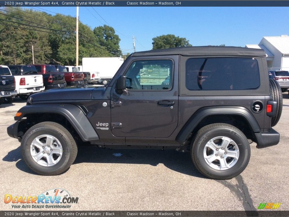 2020 Jeep Wrangler Sport 4x4 Granite Crystal Metallic / Black Photo #6