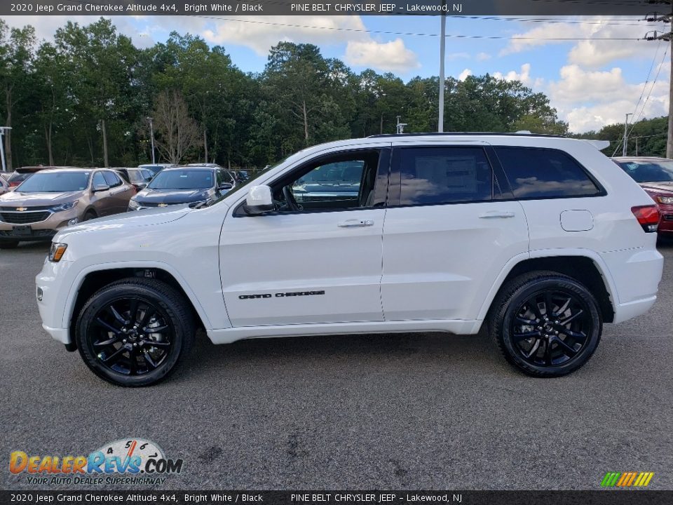 2020 Jeep Grand Cherokee Altitude 4x4 Bright White / Black Photo #3