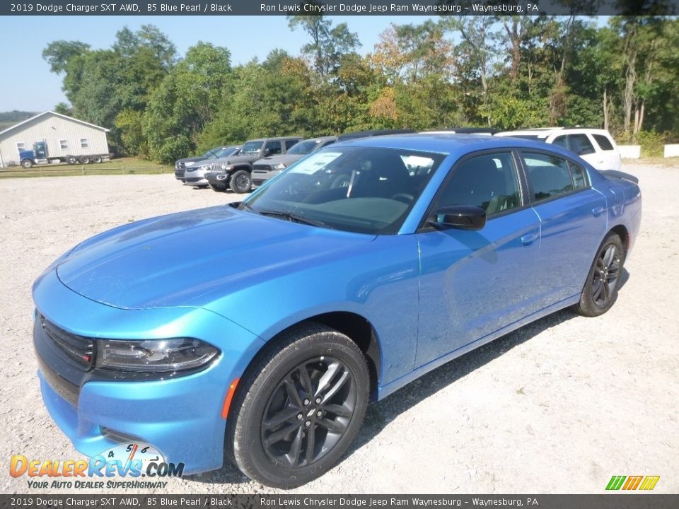 2019 Dodge Charger SXT AWD B5 Blue Pearl / Black Photo #1