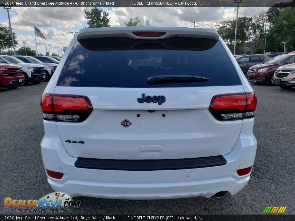 2020 Jeep Grand Cherokee Altitude 4x4 Bright White / Black Photo #5