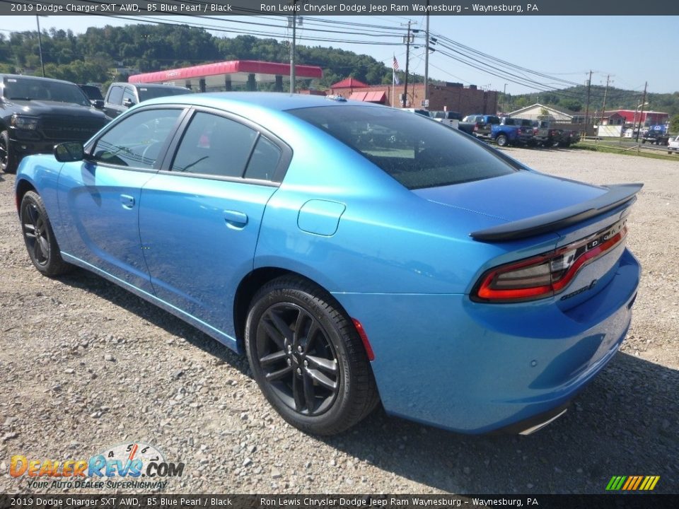 2019 Dodge Charger SXT AWD B5 Blue Pearl / Black Photo #3