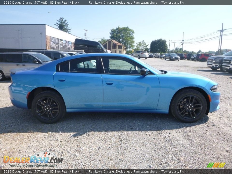 2019 Dodge Charger SXT AWD B5 Blue Pearl / Black Photo #6