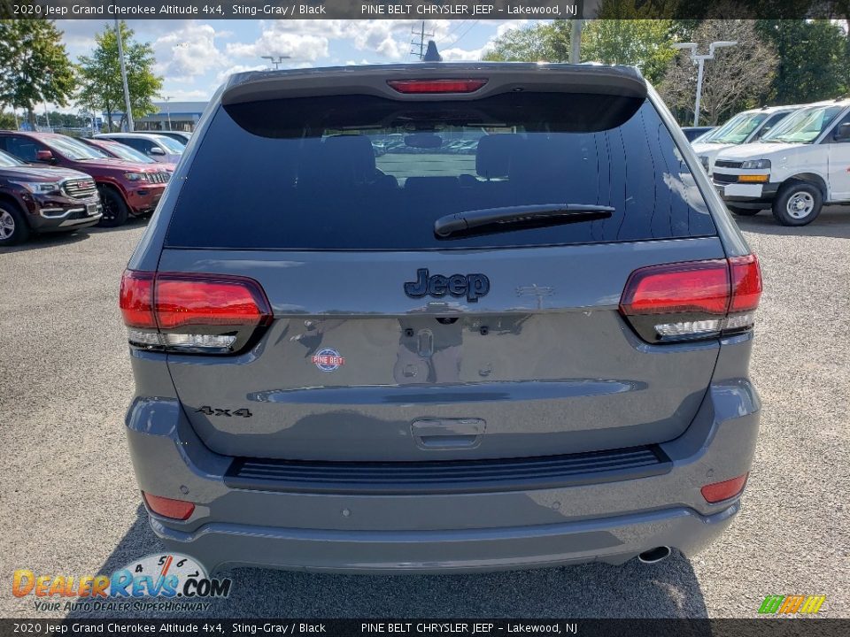 2020 Jeep Grand Cherokee Altitude 4x4 Sting-Gray / Black Photo #5