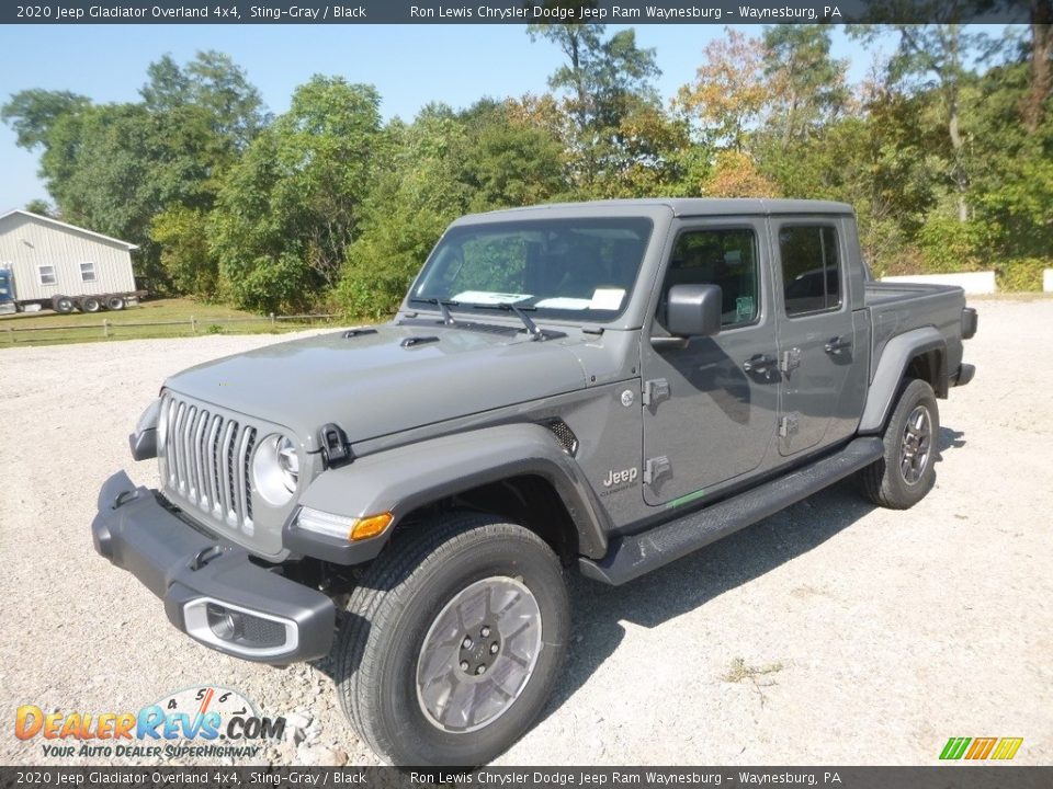 2020 Jeep Gladiator Overland 4x4 Sting-Gray / Black Photo #1