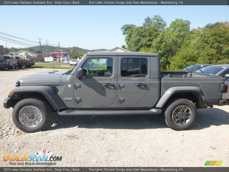 2020 Jeep Gladiator Overland 4x4 Sting-Gray / Black Photo #2