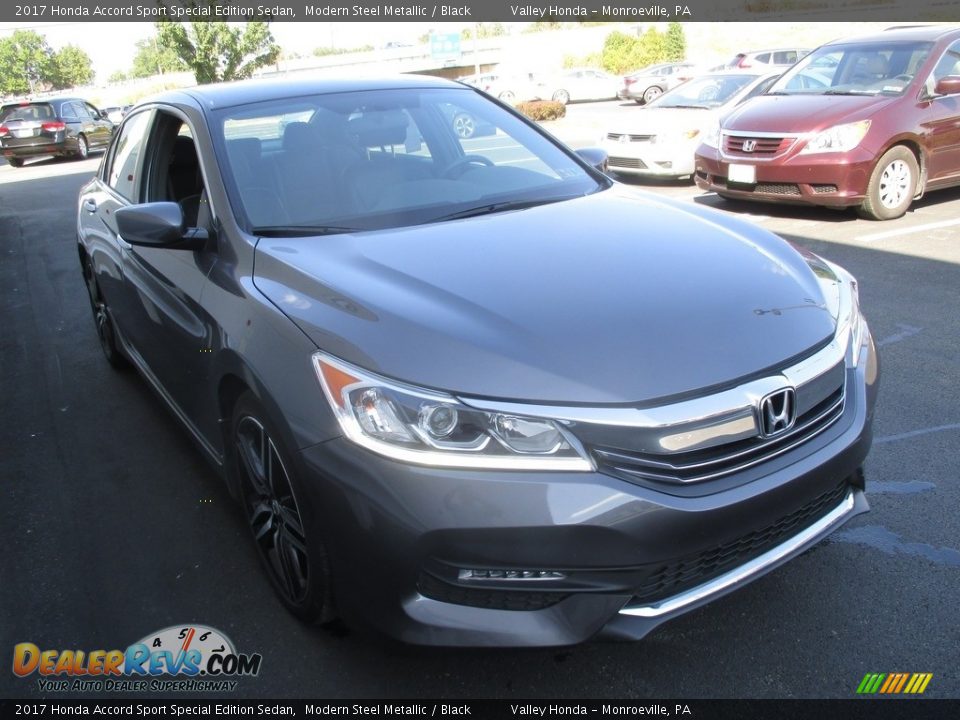 2017 Honda Accord Sport Special Edition Sedan Modern Steel Metallic / Black Photo #7