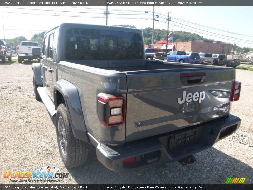 2020 Jeep Gladiator Overland 4x4 Sting-Gray / Black Photo #3