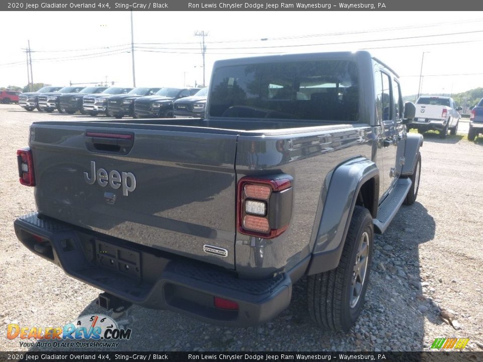 2020 Jeep Gladiator Overland 4x4 Sting-Gray / Black Photo #5