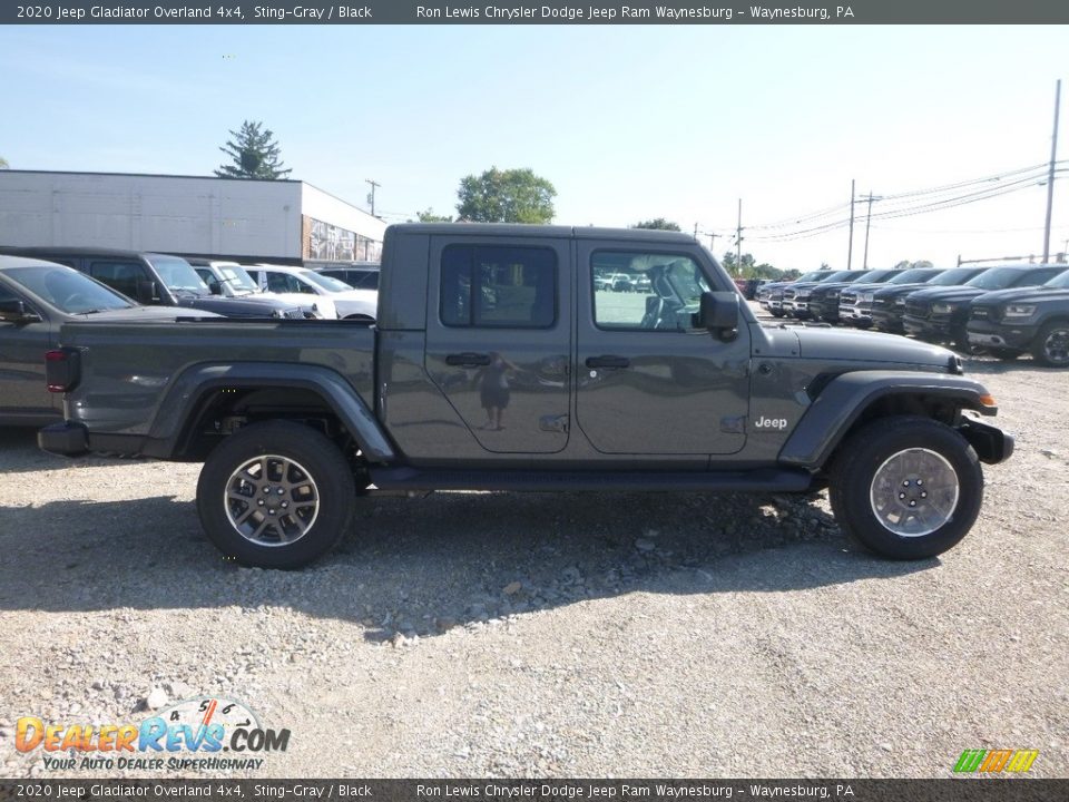 2020 Jeep Gladiator Overland 4x4 Sting-Gray / Black Photo #6