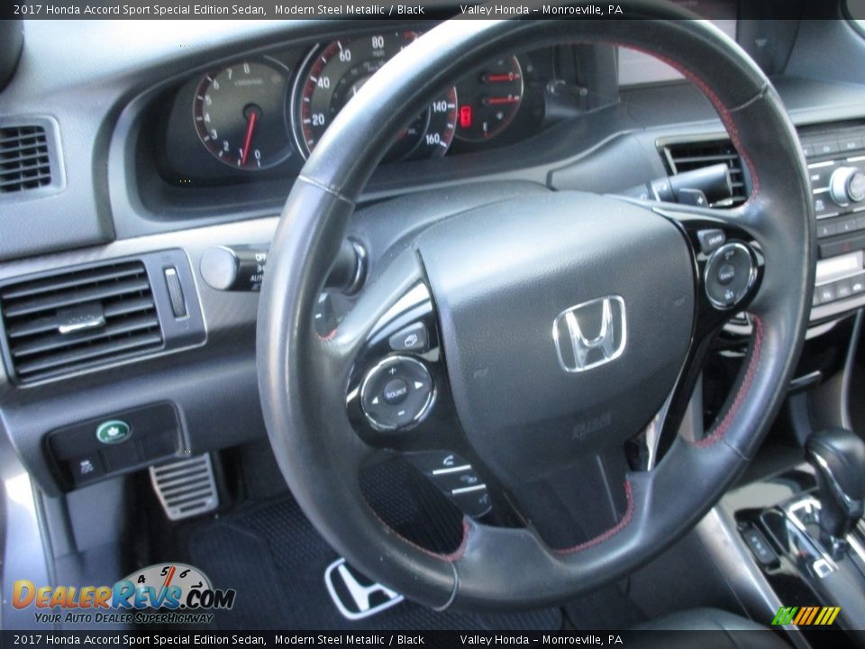 2017 Honda Accord Sport Special Edition Sedan Modern Steel Metallic / Black Photo #13