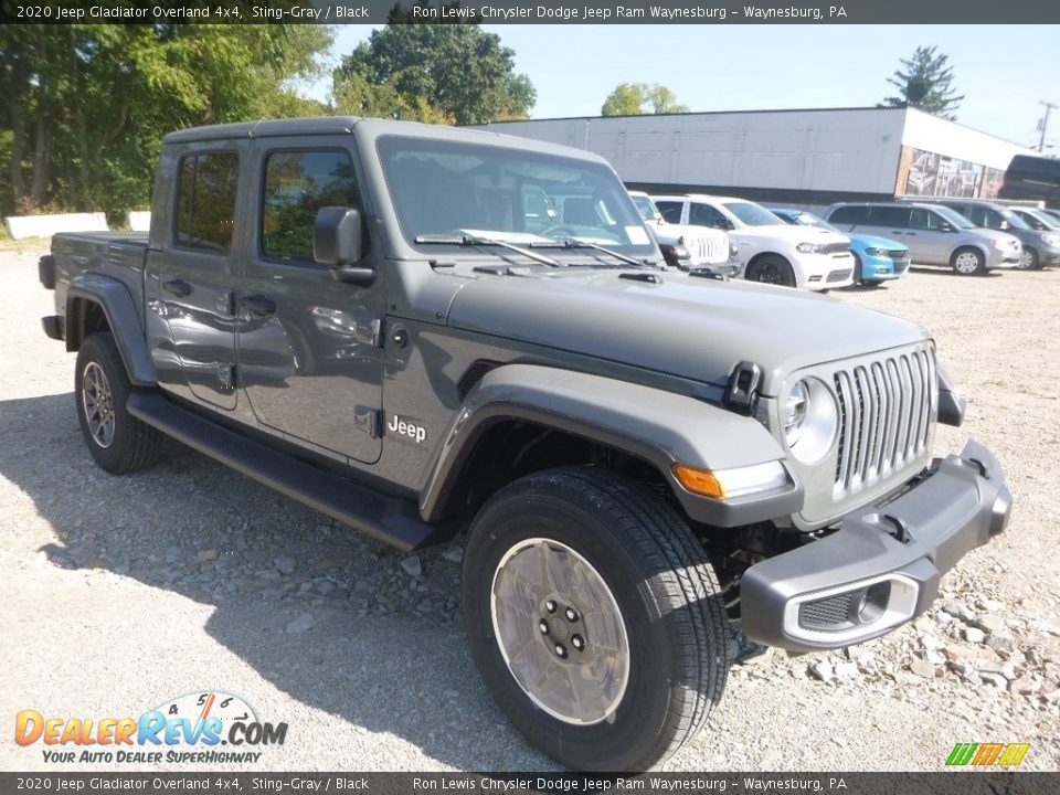 2020 Jeep Gladiator Overland 4x4 Sting-Gray / Black Photo #7
