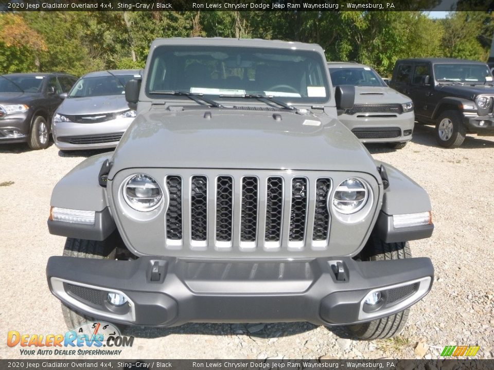 2020 Jeep Gladiator Overland 4x4 Sting-Gray / Black Photo #8