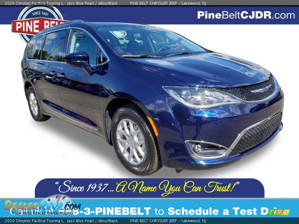 2020 Chrysler Pacifica Touring L Jazz Blue Pearl / Alloy/Black Photo #1