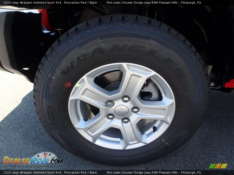 2020 Jeep Wrangler Unlimited Sport 4x4 Firecracker Red / Black Photo #10
