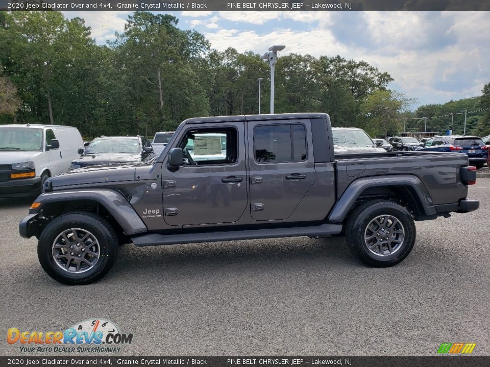 2020 Jeep Gladiator Overland 4x4 Granite Crystal Metallic / Black Photo #3