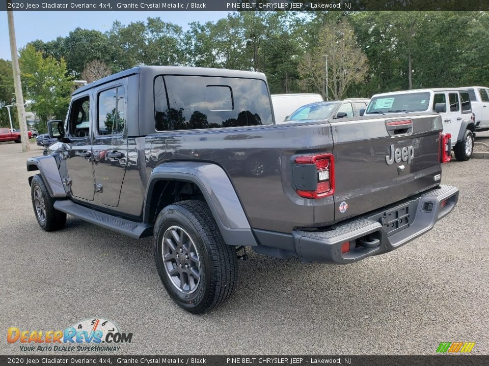 2020 Jeep Gladiator Overland 4x4 Granite Crystal Metallic / Black Photo #4