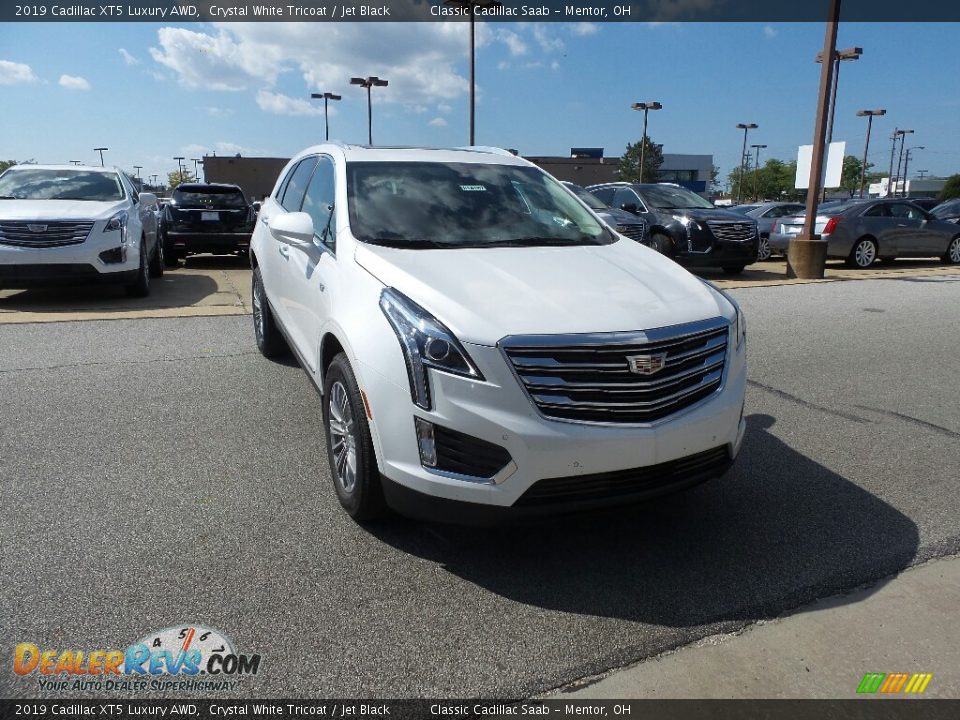 2019 Cadillac XT5 Luxury AWD Crystal White Tricoat / Jet Black Photo #1