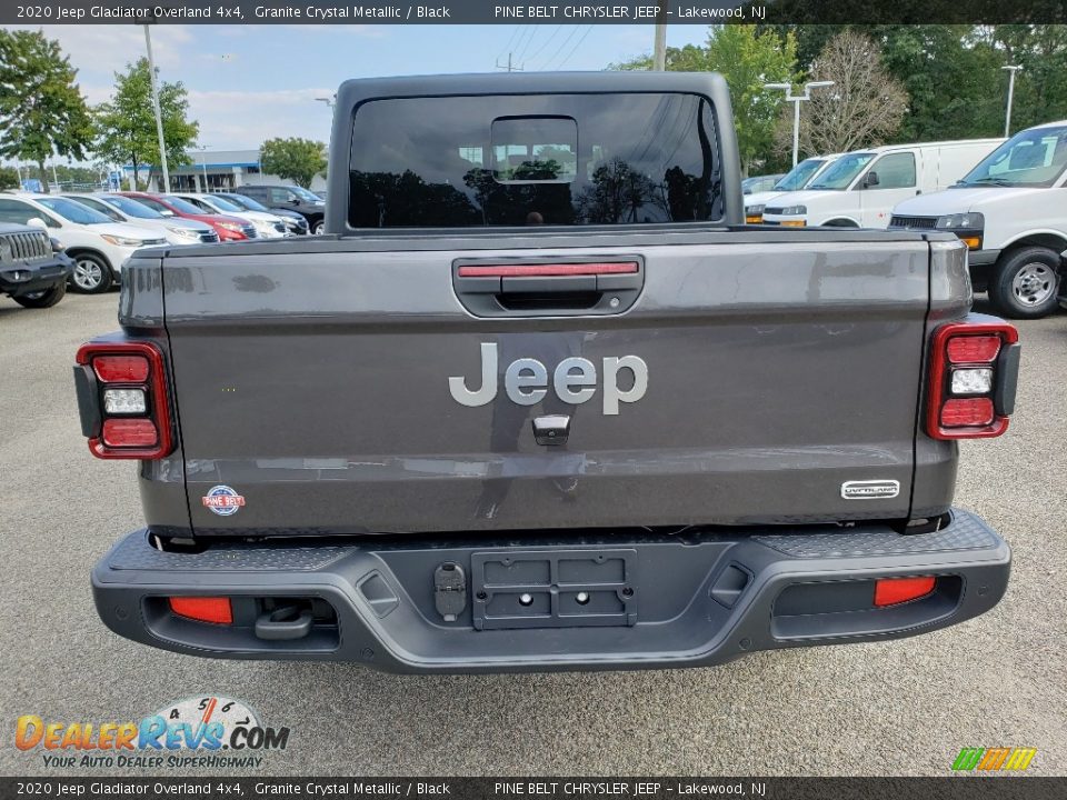 2020 Jeep Gladiator Overland 4x4 Granite Crystal Metallic / Black Photo #5