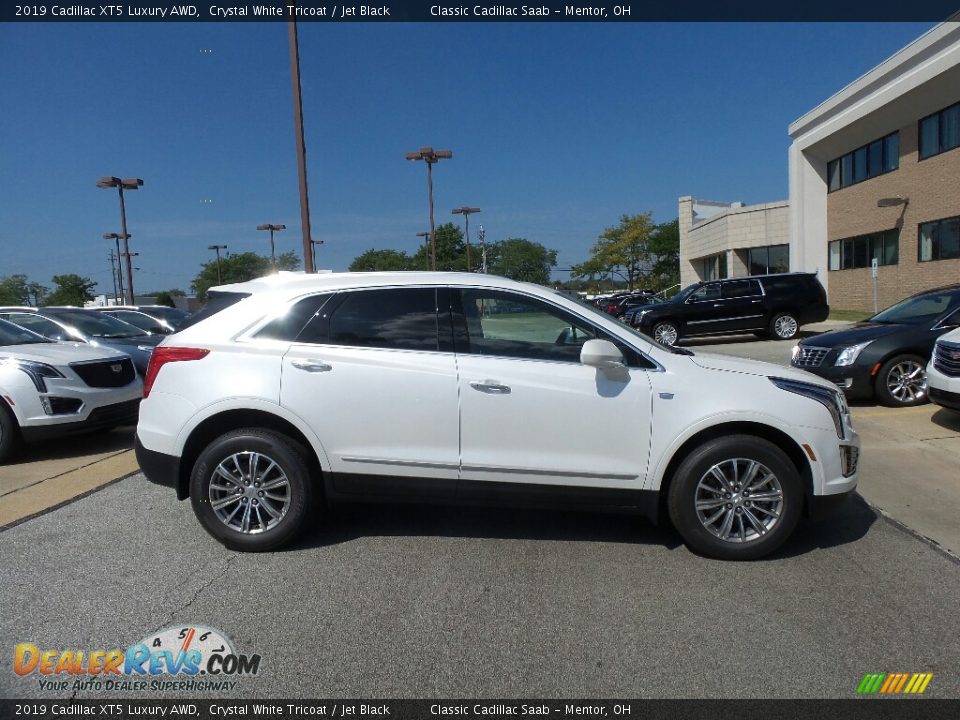 2019 Cadillac XT5 Luxury AWD Crystal White Tricoat / Jet Black Photo #2