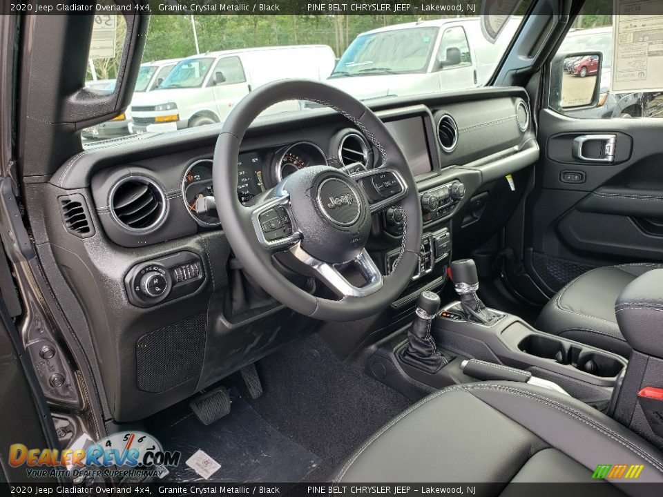 2020 Jeep Gladiator Overland 4x4 Granite Crystal Metallic / Black Photo #7