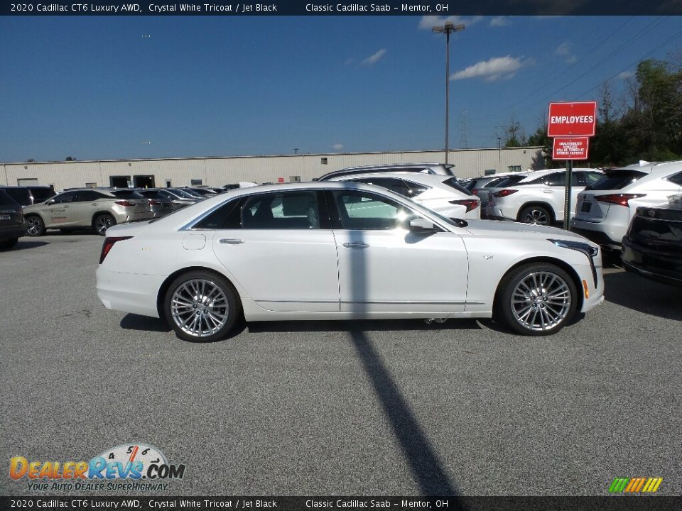 2020 Cadillac CT6 Luxury AWD Crystal White Tricoat / Jet Black Photo #2