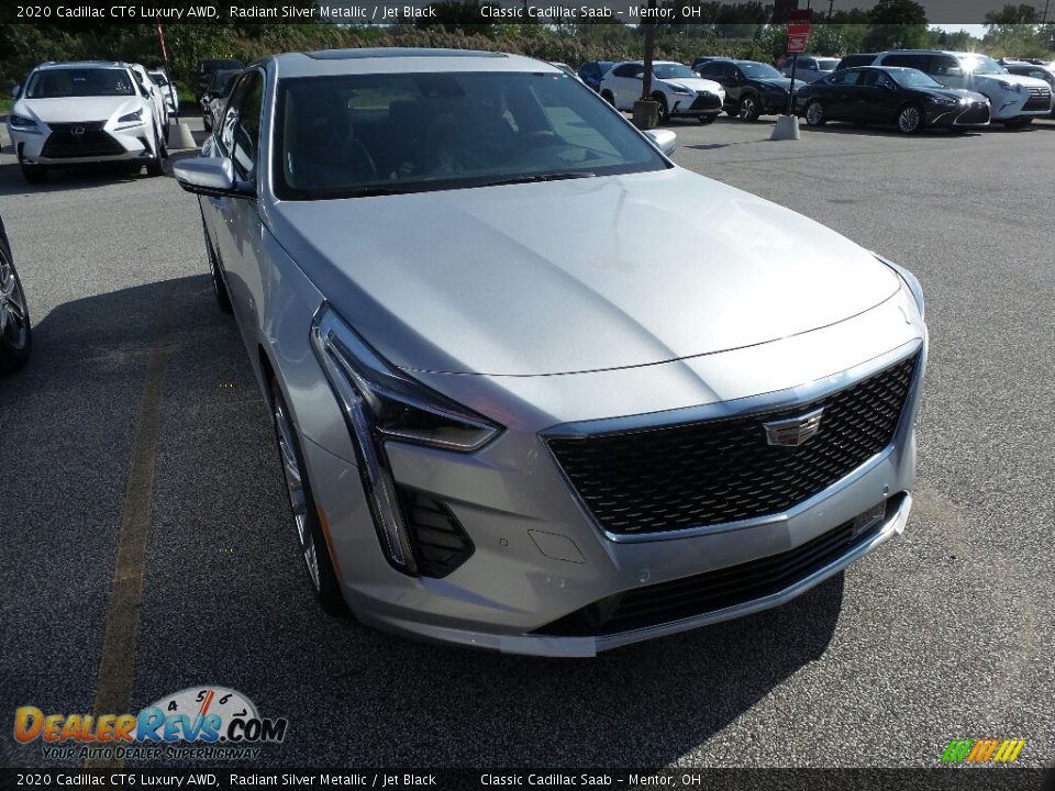 2020 Cadillac CT6 Luxury AWD Radiant Silver Metallic / Jet Black Photo #1