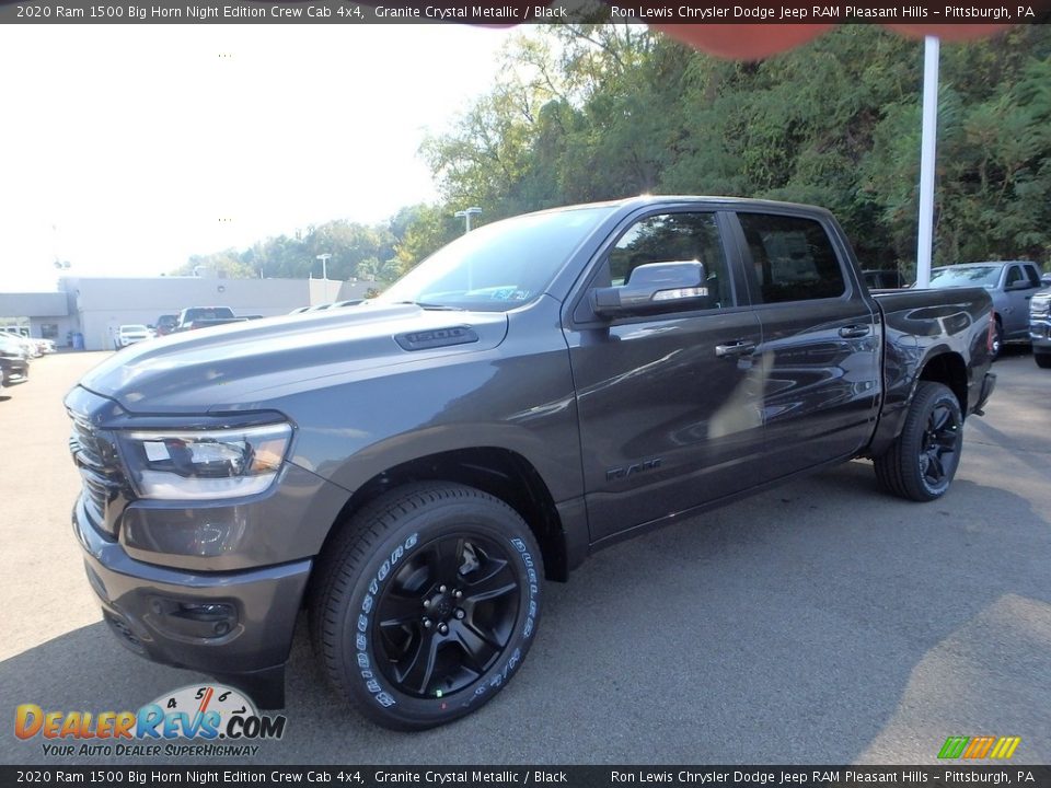 2020 Ram 1500 Big Horn Night Edition Crew Cab 4x4 Granite Crystal Metallic / Black Photo #1