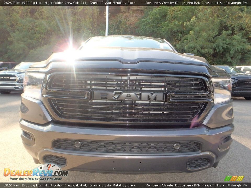 2020 Ram 1500 Big Horn Night Edition Crew Cab 4x4 Granite Crystal Metallic / Black Photo #9