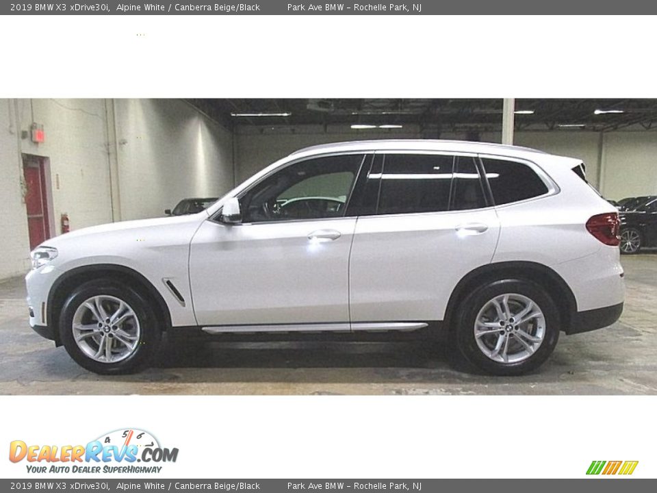 2019 BMW X3 xDrive30i Alpine White / Canberra Beige/Black Photo #2