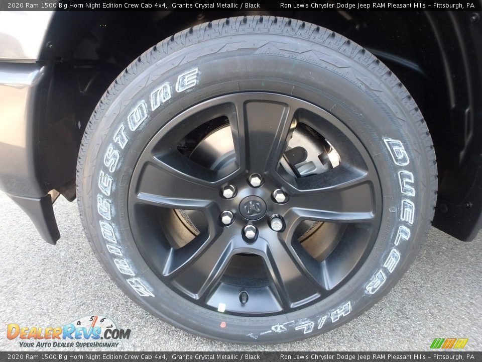 2020 Ram 1500 Big Horn Night Edition Crew Cab 4x4 Granite Crystal Metallic / Black Photo #10